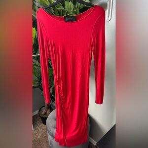 Kardashian Kollection Red Sheath Cocktail Dress